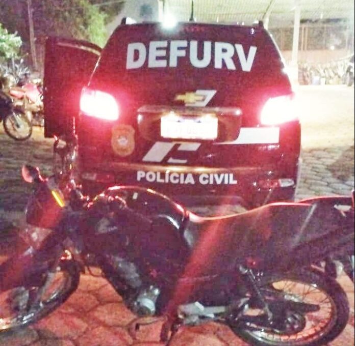 Polícia Civil recupera motocicleta horas após o furto e prende em flagrante receptador em Campo Grande