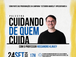 Cuidando de Quem Cuida: Palestra com Rossandro Klinjey Integra Programação do Setembro Amarelo no MS Cuidando de Quem Cuida: Palestra com Rossandro Klinjey Integra Programação do Setembro Amarelo no MS