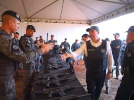Garantindo a segurança pública, Governo de MS entrega novos fuzis para polícias Militar e Civil