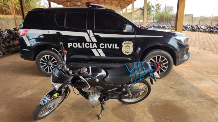 Polícia Civil apreende motocicleta adulterada em bairro da Capital