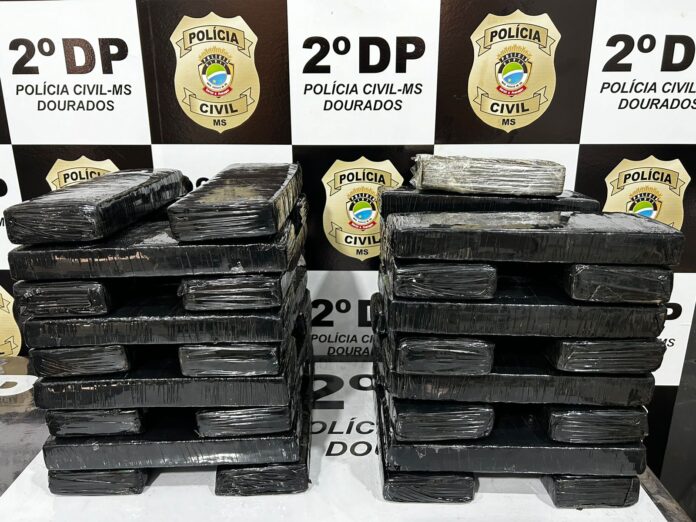 Polícia Civil prende homem transportando 31 kg de maconha no Jardim Guaicurus em Dourados