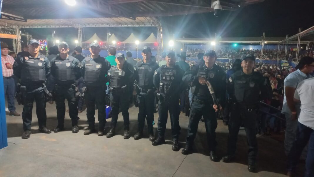 Polícia Militar reforça segurança durante a XXII Festa do Peão