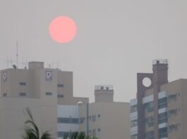 Sob nuvens e camada de fumaça, sexta-feira tem previsão de sol em Mato Grosso do Sul Sob nuvens e camada de fumaça, sexta-feira tem previsão de sol em Mato Grosso do Sul