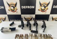 Homem é preso pela Polícia Civil por comércio ilegal de arma de fogo e receptação em Dourados Homem é preso pela Polícia Civil por comércio ilegal de arma de fogo e receptação em Dourados