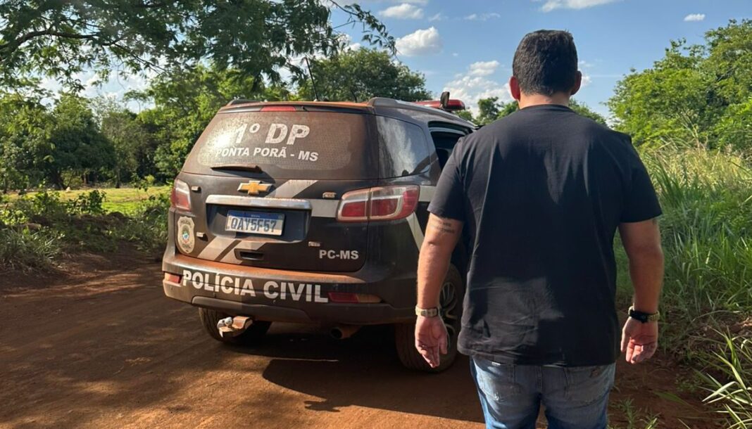 Polícia Civil cumpre mandado de prisão na aldeia Bororo em ação da Operação Protetor