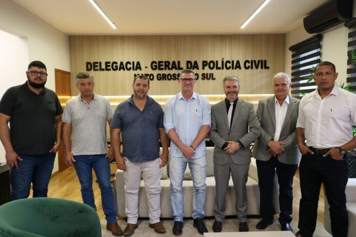 Delegado-Geral da Polícia Civil recebe prefeito eleito de Sete Quedas, para tratar de temas relacionados à segurança pública