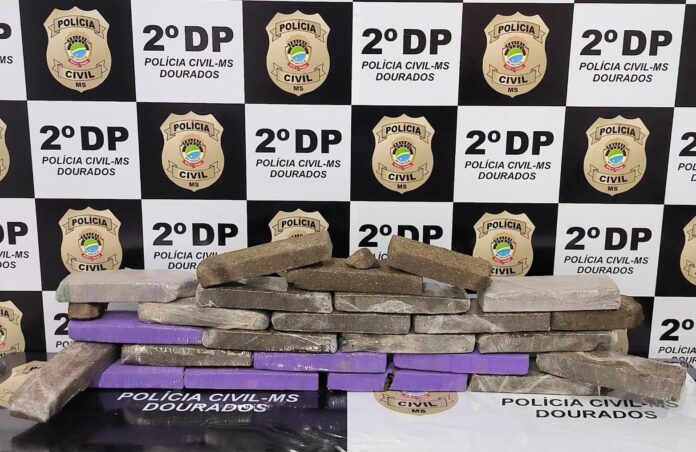 Polícia Civil apreende 16 kg de maconha em Dourados