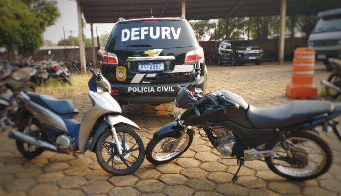 Polícia Civil recupera duas motocicletas furtadas no início do mês