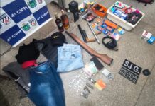 Polícia Militar e Polícia Civil realizam prisão por furto, tráfico de drogas e porte ilegal de arma de fogo em Chapadão do Sul Polícia Militar e Polícia Civil realizam prisão por furto, tráfico de drogas e porte ilegal de arma de fogo em Chapadão do Sul