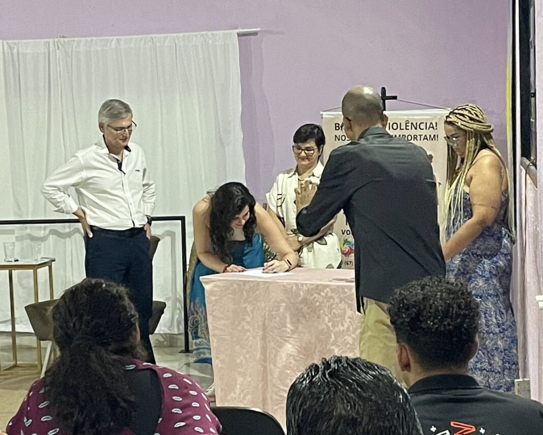 Funtrab participa de assinatura do termo de parceria do Instituto Aciesp para inauguração do espaço empreendedor – FUNTRAB