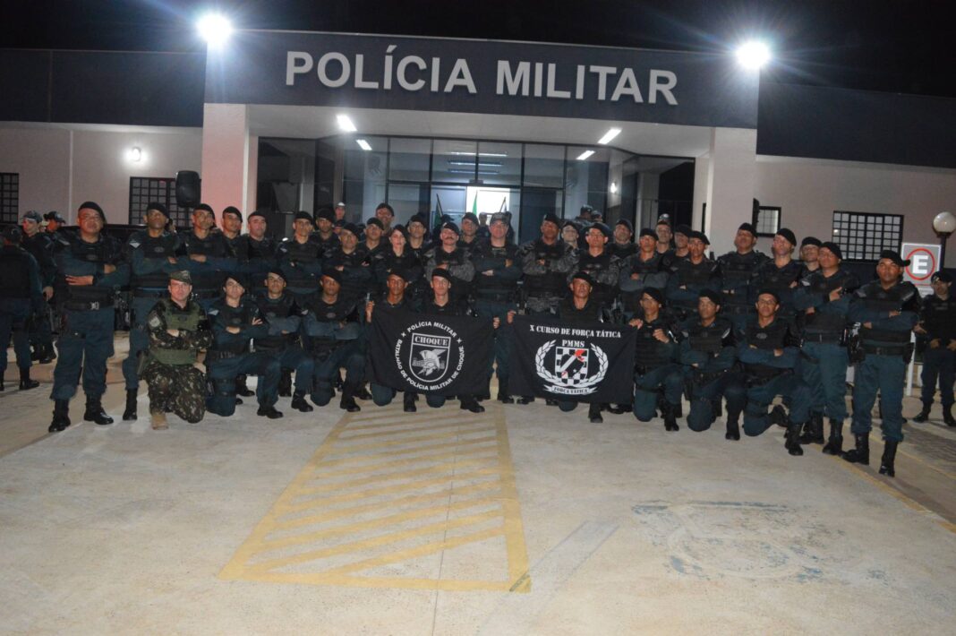 Polícia Militar realiza formatura do X Curso de Formação em Polícia Militar realiza formatura do X Curso de Formação em Força Tática em Coxim
