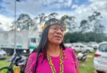 Anúncio de água em comunidades, Casa da Mulher Brasileira e Centros Culturais emociona indígenas e mulheres Anúncio de água em comunidades, Casa da Mulher Brasileira e Centros Culturais emociona indígenas e mulheres