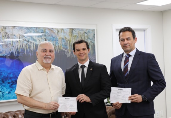Presidente do TJ recebe convite de presidente eleito da ASMMP Presidente do TJ recebe convite de presidente eleito da ASMMP