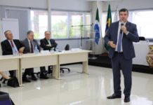 Governador palestra em curso de formação inicial para juízes substitutos Imagem notícia Governador palestra em curso de formação inicial para juízes substitutos