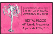 TRF3 divulga eliminação do 69º Lote de Precatórios Imagem notícia TRF3 divulga eliminação do 69º Lote de Precatórios