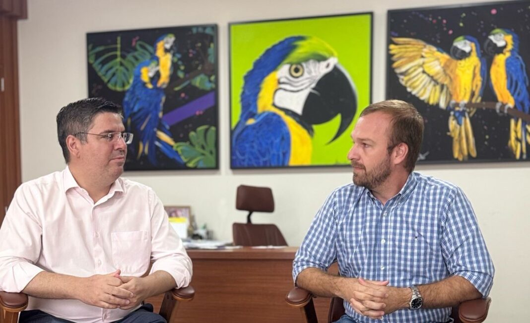 Dr. Victor Rocha e Prefeito de Terenos discutem parceria para Mutirão de Saúde - Câmara Municipal de Campo Grande