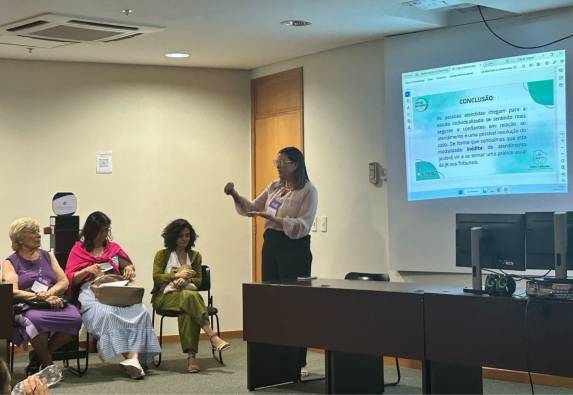 Tribunal de Justiça participa do 1º Encontro Nacional de Mulheres Imagem notícia Tribunal de Justiça participa do 1º Encontro Nacional de Mulheres na Justiça Restaurativa