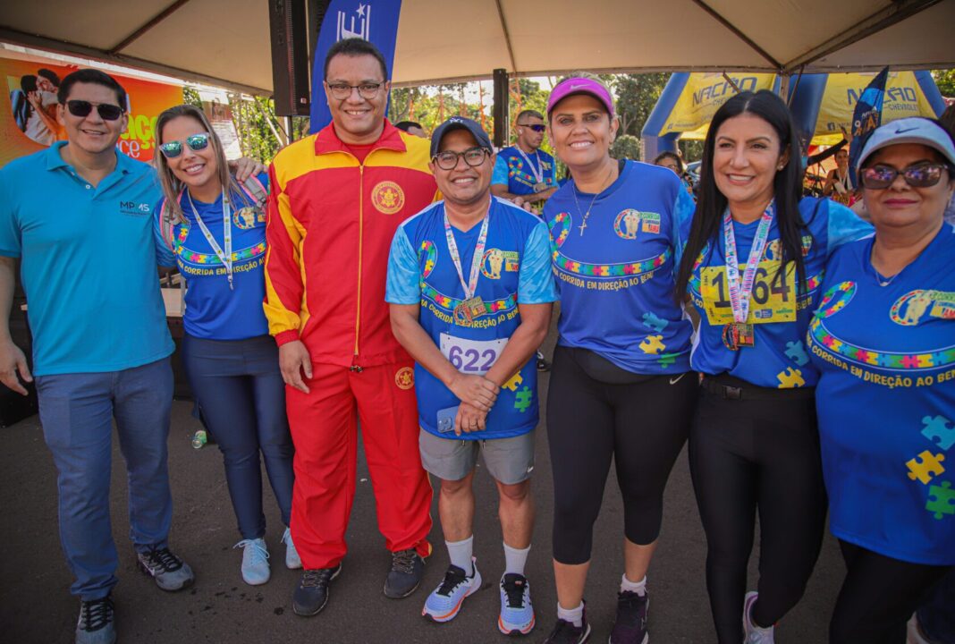 Comprometida com a pauta da inclusão, Câmara CG marca presença na Corrida dos Amigos do Autista - Câmara Municipal de Campo Grande