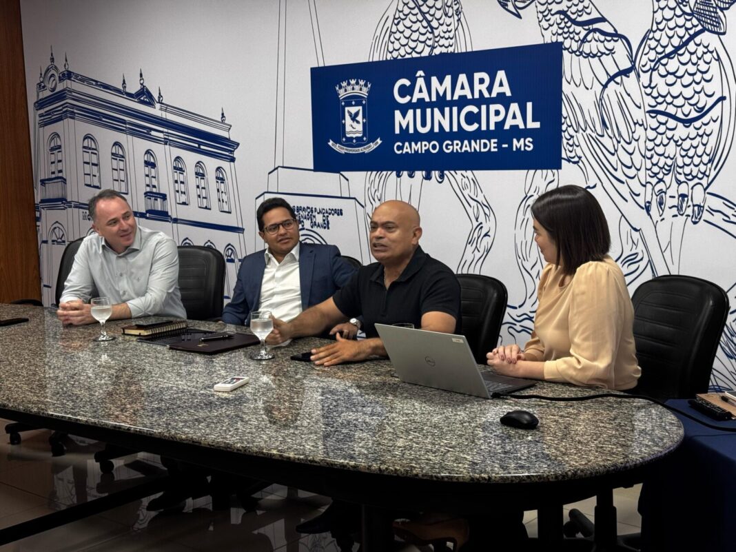 Presidente da Comissão de Indústria, Comércio e Turismo da Câmara, Ronilço Guerreiro destaca importância da parceria com o SENAI - Câmara Municipal de Campo Grande