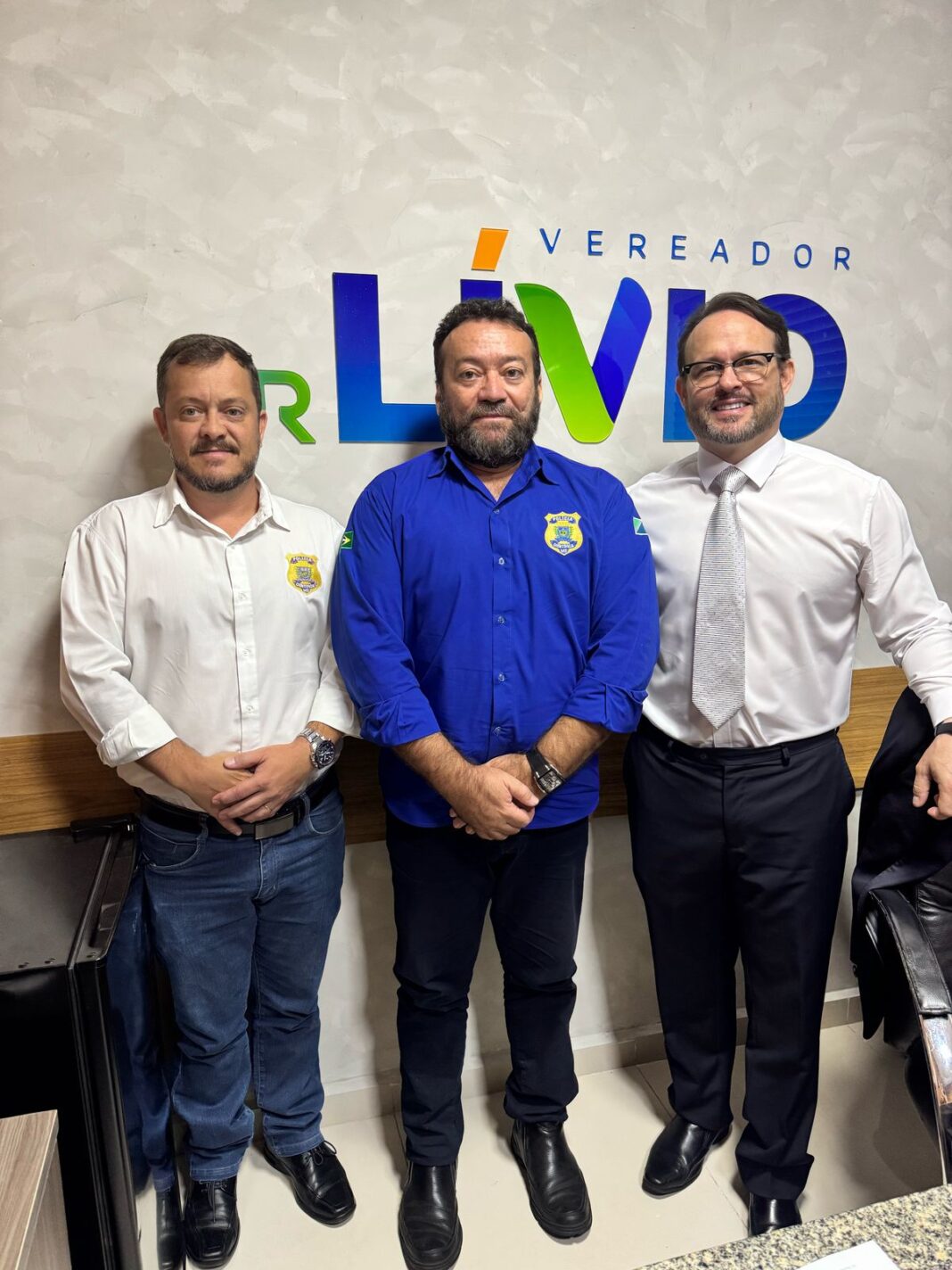 Vereador Dr. Lívio recebe o Coordenador Geral de Perícias - Vereador Dr. Lívio recebe o Coordenador Geral de Perícias - Câmara Municipal de Campo Grande