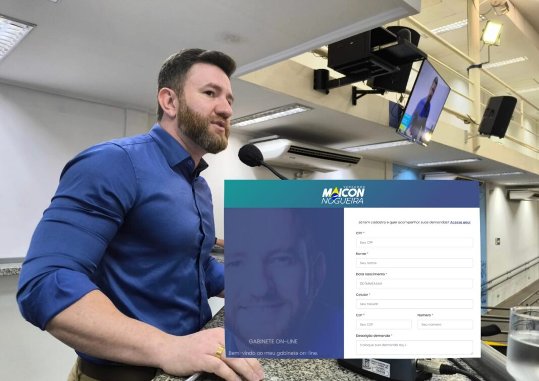 Vereador Maicon Nogueira lança aplicativo do Gabinete online, em comemoração aos 100 dias de mandato - Câmara Municipal de Campo Grande