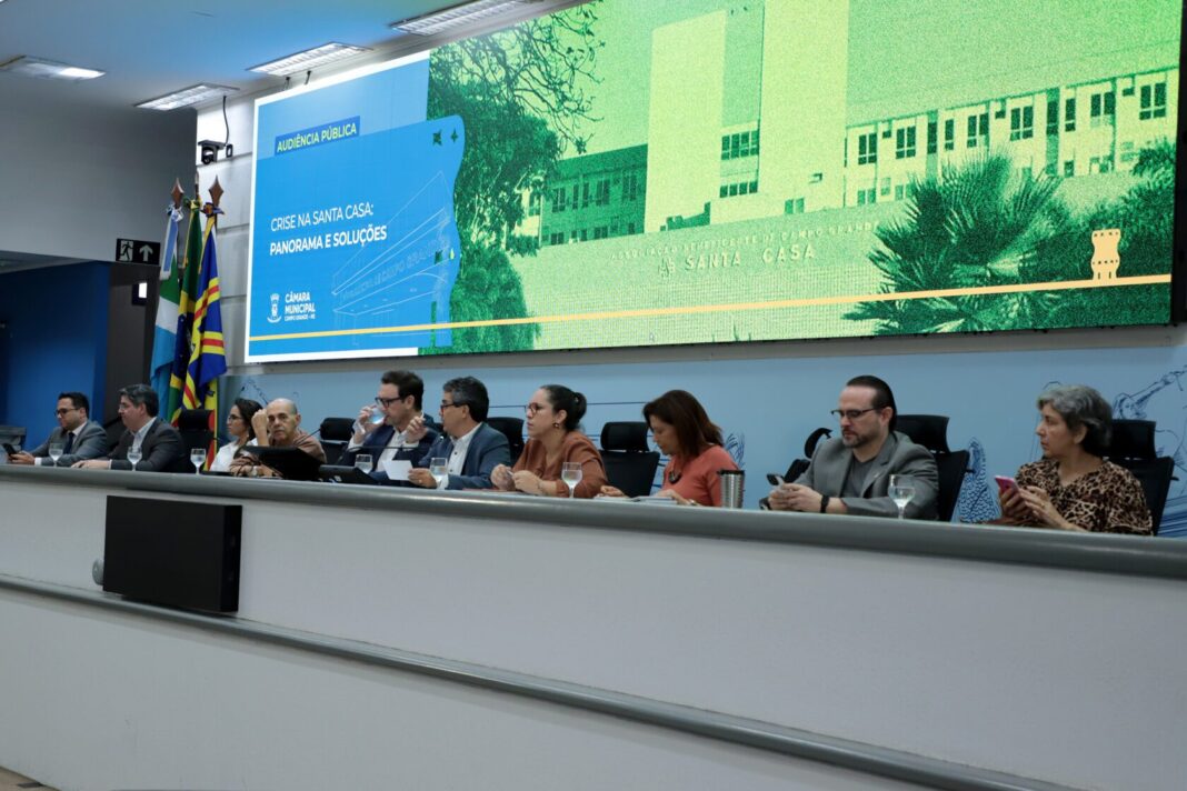 Audiência na Câmara debate soluções para Santa Casa diante do déficit de R$ 13 milhões mensais - Câmara Municipal de Campo Grande