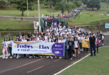 Caminhada Todos Por Elas reúne 1,5 mil pessoas em ato pelo fim da violência contra a mulher Imagem notícia Caminhada Todos Por Elas reúne 1,5 mil pessoas em ato pelo fim da violência contra a mulher