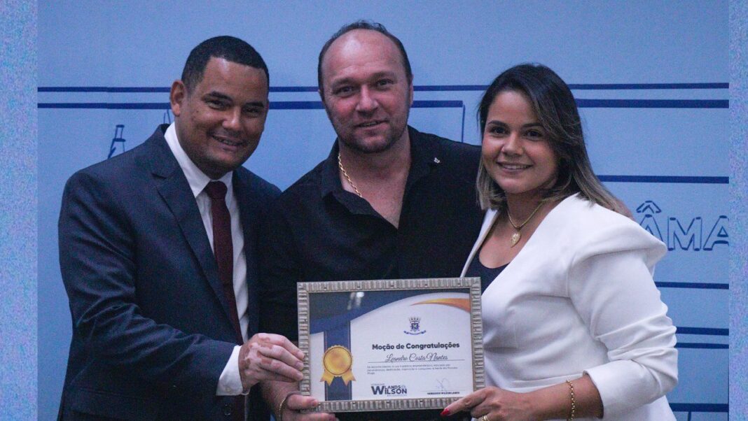 Vereador Wilson Lands homenageia empreendedor com Moção de Congratulações pela inspiradora trajetória e conquistas à frente da Pizzaria Mirab - Câmara Municipal de Campo Grande