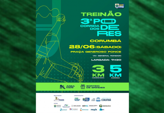 Corumbá recebe segundo treinão da Corrida dos Poderes neste sábado Imagem notícia Corumbá recebe segundo treinão da Corrida dos Poderes neste sábado