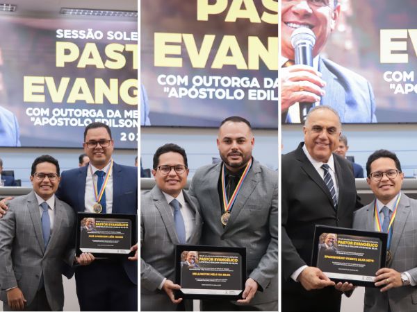 Papy entrega Medalha Apóstolo Edilson a pastores dedicados à família Papy entrega Medalha Apóstolo Edilson a pastores dedicados à família cristã - Câmara Municipal de Campo Grande