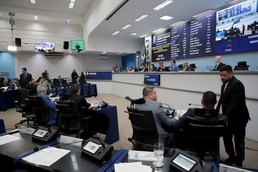Vereadores votam três projetos e dois vetos na sessão de terça-feira - Câmara Municipal de Campo Grande