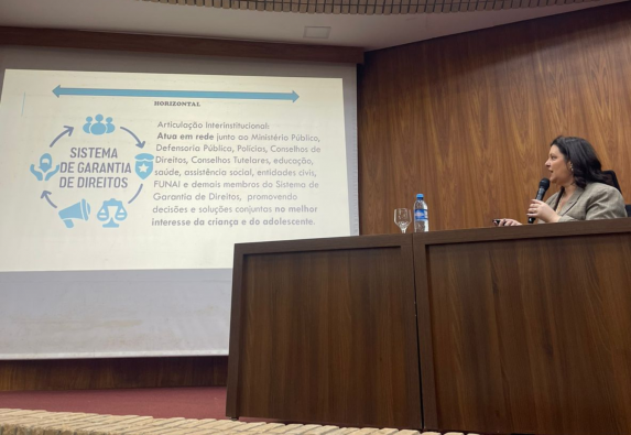 Magistrada destaca frentes de atuação do Judiciário em evento sobre Imagem notícia Magistrada destaca frentes de atuação do Judiciário em evento sobre 35 anos do ECA