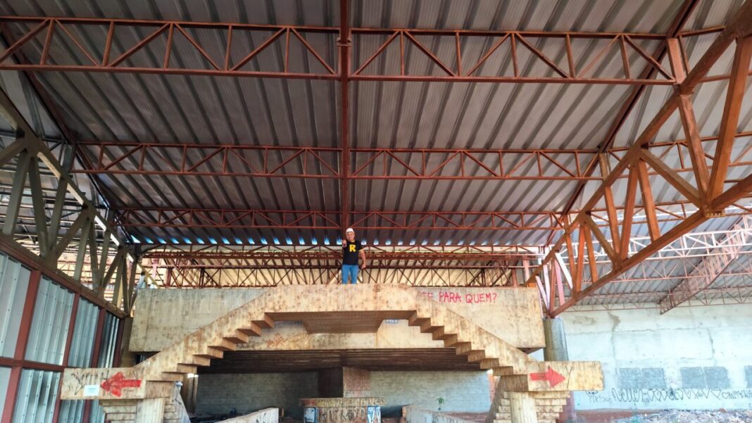 Ronilço Guerreiro faz nova vistoria nesta semana nas obras do Centro de Belas Artes e reforça importância do espaço para a cultura - Câmara Municipal de Campo Grande