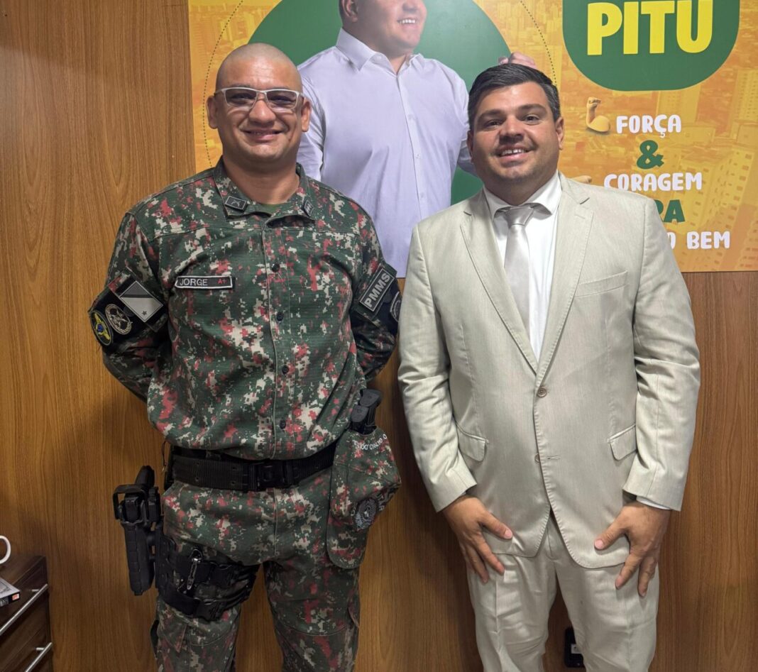 Vereador Silvio Pitu recebe Capitão Jorge, comandante da Polícia Militar Ambiental de Corumbá, para fortalecer ações em defesa do meio ambiente e segurança pública - Câmara Municipal de Campo Grande