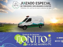 Juizado do Torcedor e dos Grandes Eventos atuará no Festival de Inverno de Bonito Imagem notícia Juizado do Torcedor e dos Grandes Eventos atuará no Festival de Inverno de Bonito