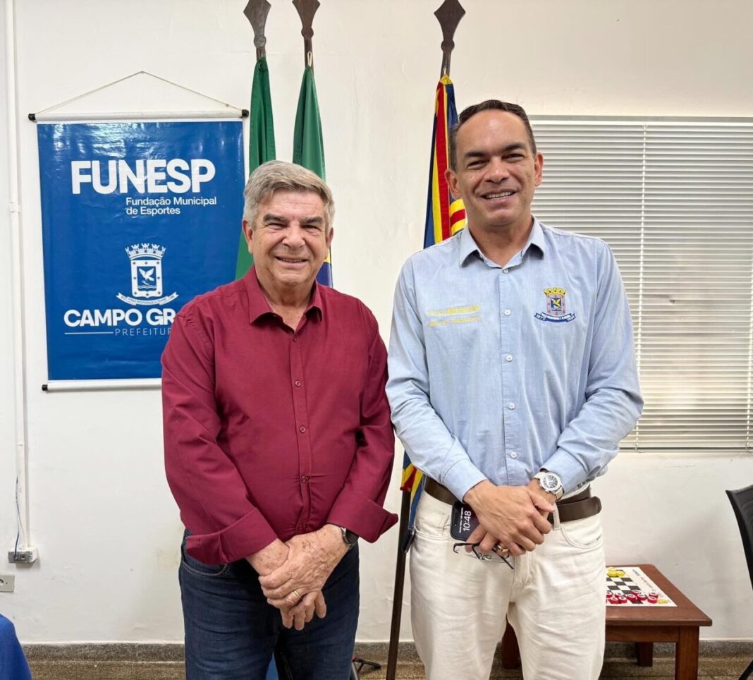 Vereador Veterinário Francisco discute parcerias com Funesp para fortalecer o esporte em Campo Grande - Câmara Municipal de Campo Grande