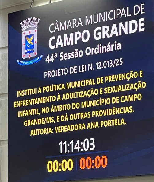 Vereadora Ana Portela aprova projeto de prevenção à adultização e Vereadora Ana Portela aprova projeto de prevenção à adultização e sexualização infantil em Campo Grande - Câmara Municipal de Campo Grande