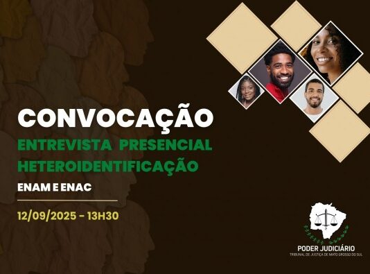 Entrevistas de heteroidentificação para Enam e Enac serão no dia 12 de setembro Imagem notícia Entrevistas de heteroidentificação para Enam e Enac serão no dia 12 de setembro