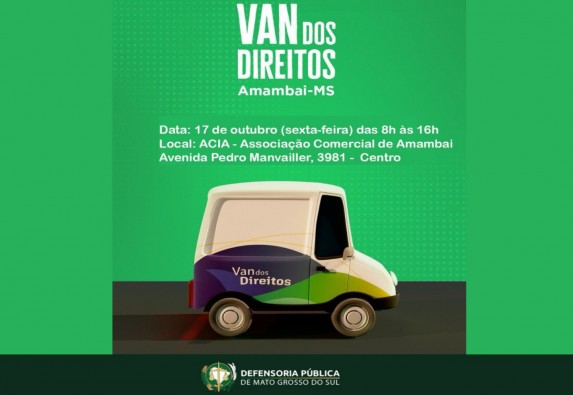 Justiça Itinerante de Dourados oferecerá atendimentos em Amambai Imagem notícia Justiça Itinerante de Dourados oferecerá atendimentos em Amambai