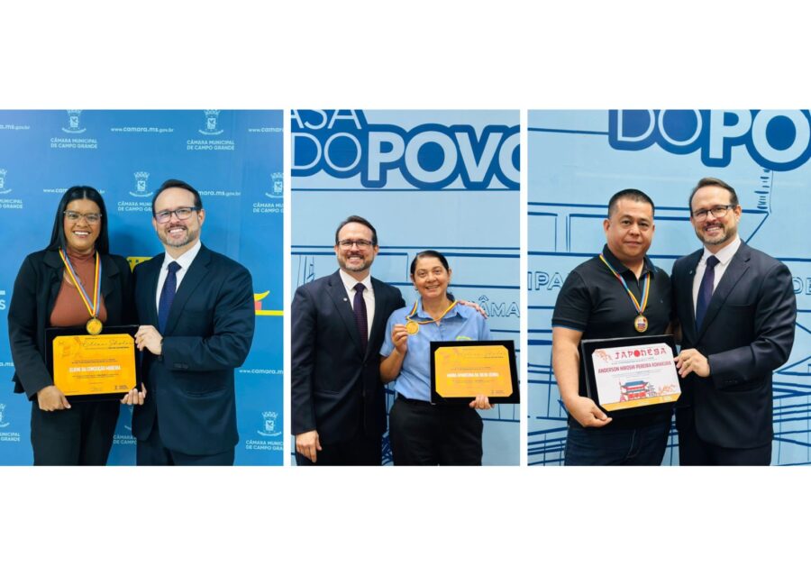 Vereador Dr. Lívio entrega homenagens durante sessão na Câmara Municipal Vereador Dr. Lívio entrega homenagens durante sessão na Câmara Municipal - Câmara Municipal de Campo Grande