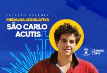 Sessão Solene na Câmara destaca Juventude Católica com entrega da Medalha São Carlo Acutis – Câmara Municipal de Campo Grande Sessão Solene na Câmara destaca Juventude Católica com entrega da Medalha São Carlo Acutis - Câmara Municipal de Campo Grande