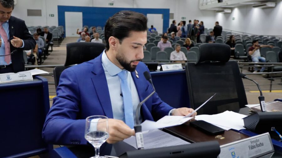 Vereador Fábio Rocha cobra execução imediata do projeto “Cidade-Esponja” - Vereador Fábio Rocha cobra execução imediata do projeto “Cidade-Esponja” - Câmara Municipal de Campo Grande