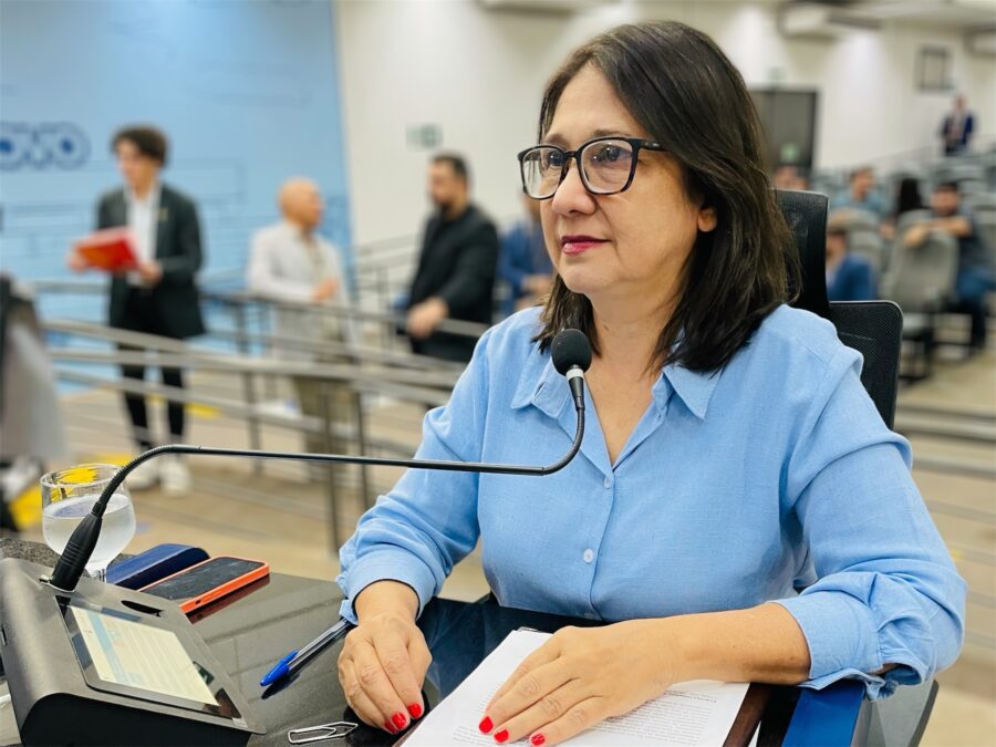 Vereadora Luiza protocola requerimento e cobra da prefeita Adriane Lopes Vereadora Luiza protocola requerimento e cobra da prefeita Adriane Lopes informações sobre provisão de recursos para pagamento do 13º dos servidores - Câmara Municipal de Campo Grande