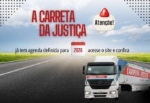 Carreta da Justiça tem calendário definido para o ano de 2026 Imagem notícia Carreta da Justiça tem calendário definido para o ano de 2026