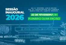 Câmara promove na segunda-feira Sessão Solene Inaugural dos trabalhos legislativos de 2026 – Câmara Municipal de Campo Grande Câmara promove na segunda-feira Sessão Solene Inaugural dos trabalhos legislativos de 2026 - Câmara Municipal de Campo Grande