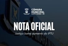 Nota Oficial da Câmara Municipal sobre o IPTU 2026 – Câmara Municipal de Campo Grande Nota Oficial da Câmara Municipal sobre o IPTU 2026 - Câmara Municipal de Campo Grande