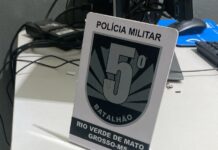 Polícia Militar prende homem por ameaçar a própria irmã com faca em Rio Verde Polícia Militar prende homem por ameaçar a própria irmã com faca em Rio Verde