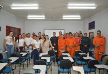 Policiais militares, bombeiros militares e civis iniciam curso sobre intervenção em crises psiquiátricas e ocorrências de suicídio em Coxim Policiais militares, bombeiros militares e civis iniciam curso sobre intervenção em crises psiquiátricas e ocorrências de suicídio em Coxim