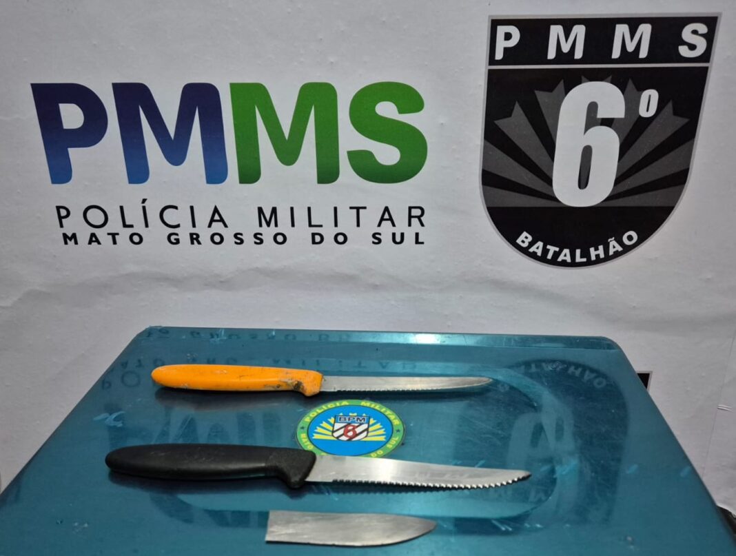 Polícia Militar prende autor por ataques violentos contra familiares em Corumbá.