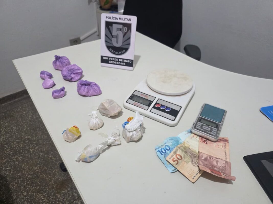 Polícia Militar prende dois por tráfico de drogas e associação criminosa em Rio Verde